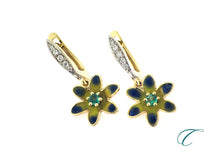 Load image into Gallery viewer, Flower Shape Diamond Earrings
